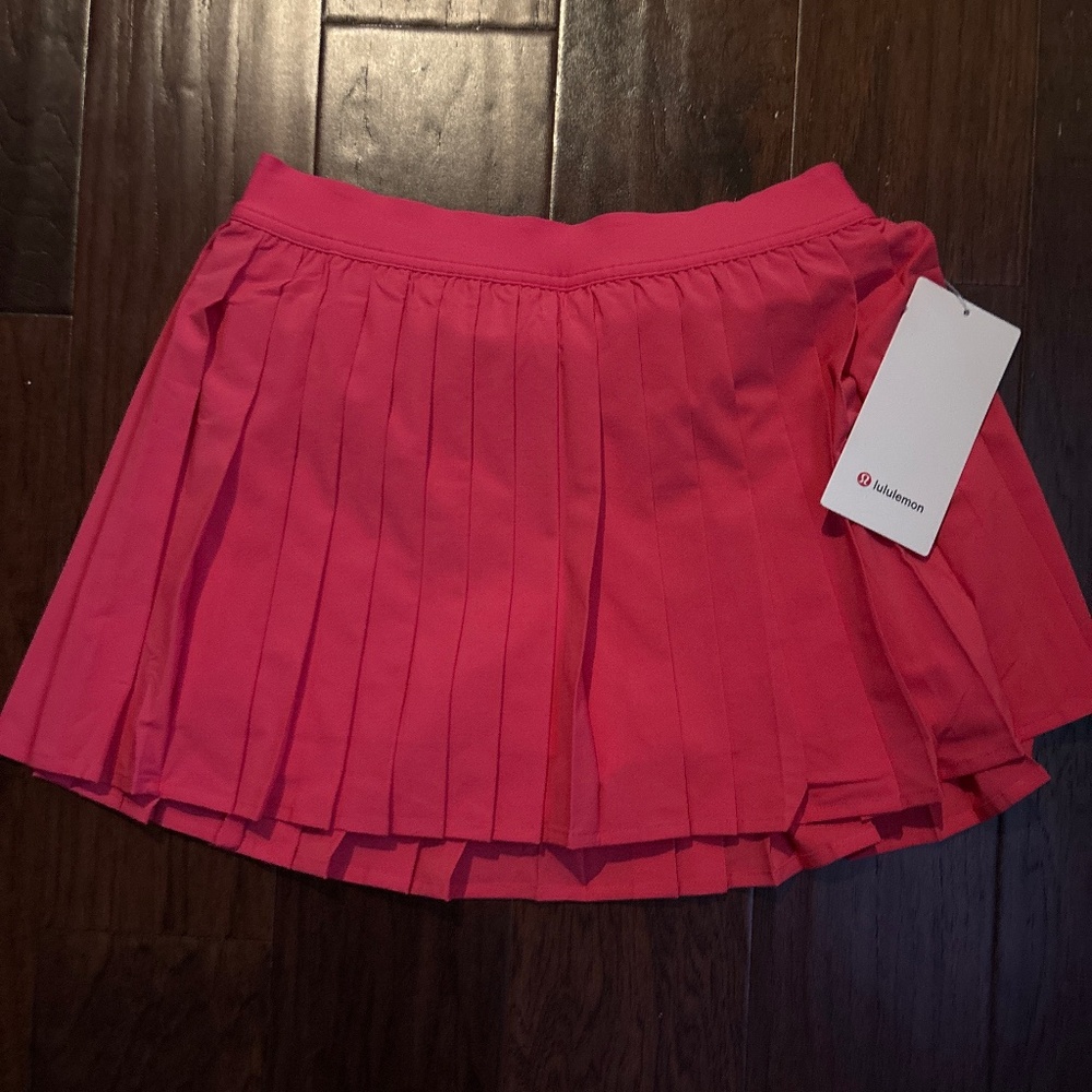 Lululemon High Rise Pleated Tennis Skirt